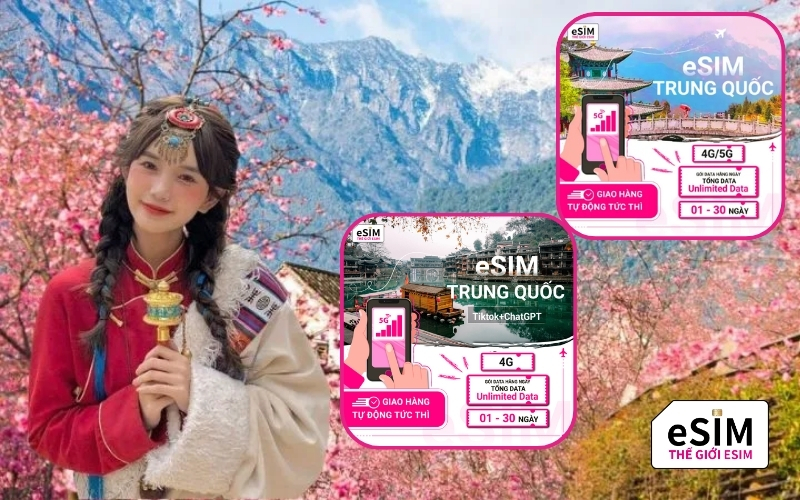 Kết nối vạn năng, phá bỏ mọi rào cản du lịch cùng esim trung quốc du lịch.